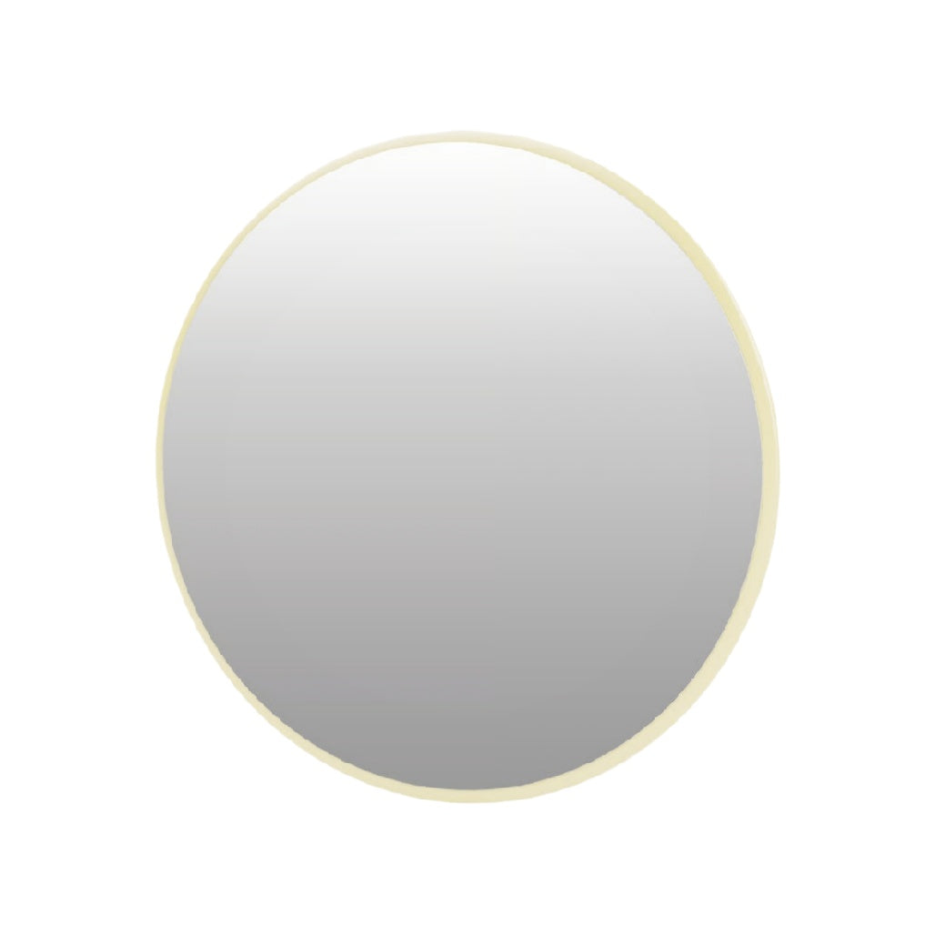 Round Frameless Wall Mirror - Modern Minimalist Design**