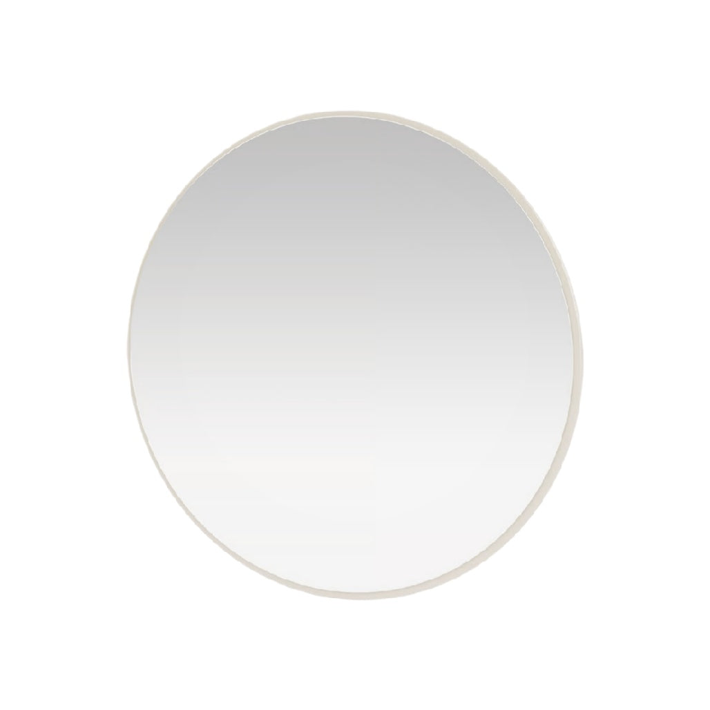 Modern Round Wall Mirror - 24-Inch, Minimalist Design**